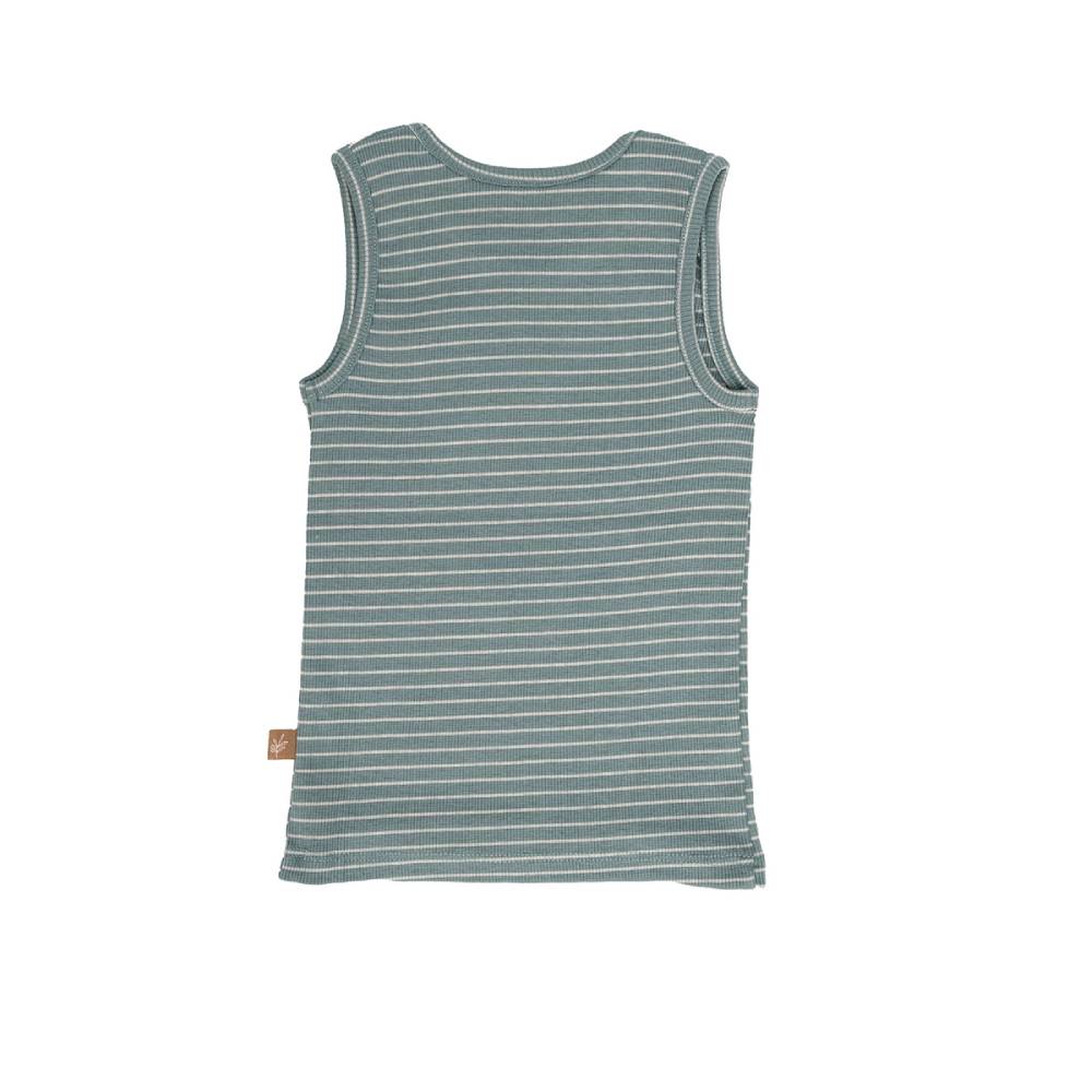 Lunilou - Majica bez rukava s prugama, Silver Blue/ Iced Latte, vel. 104/110