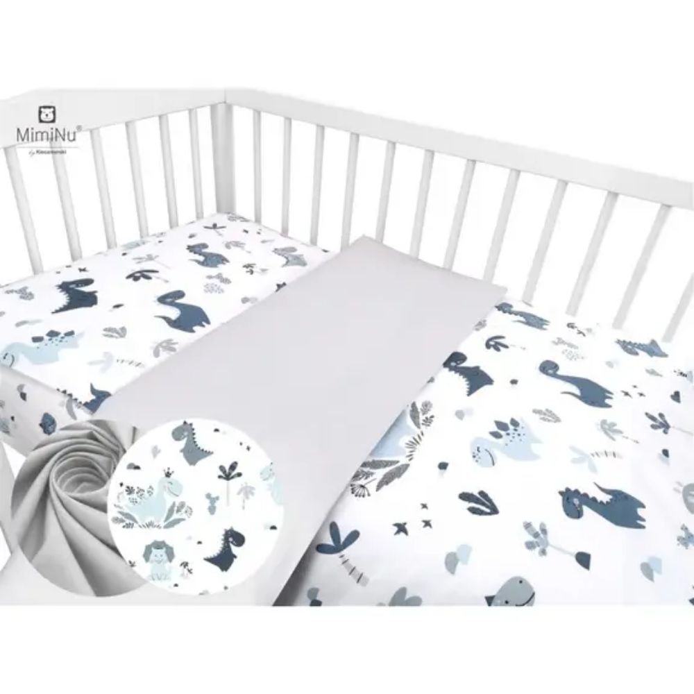 MimiNu Standard navlaka za posteljinu 2 dijela 120x90 cm, Dino