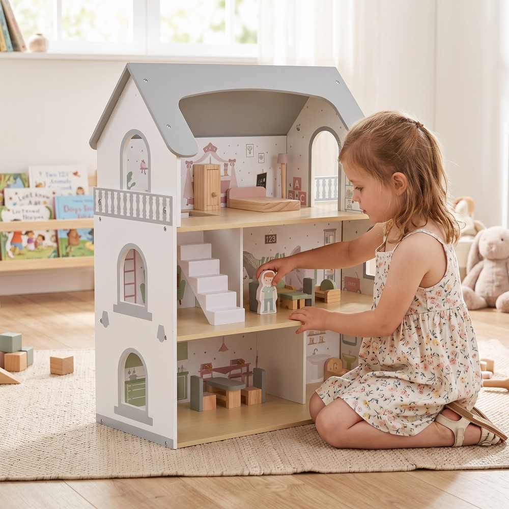 Moni Toys Ema drvena kućica za lutke