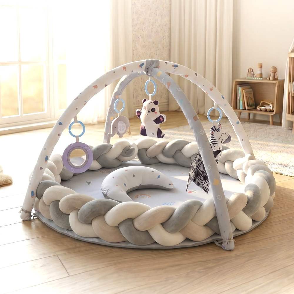 Moni Toys Naya edukativna igraonica za bebe, siva