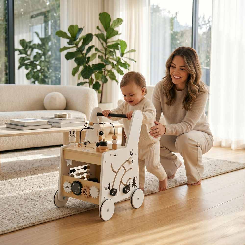 Moni Toys Todi drvena guralica 12m + W16E248