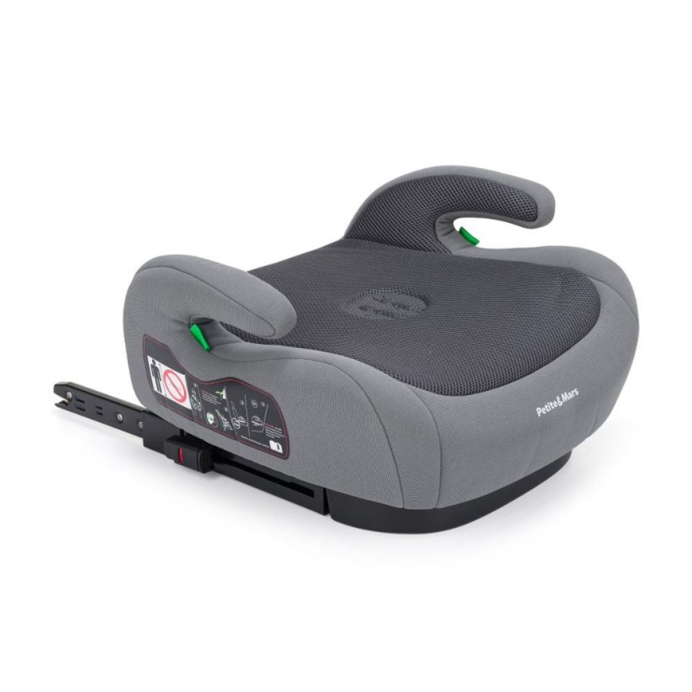 PETITE&MARS booster autosjedalica Optimus Pro i-Size (125-150 cm), Grey Air
