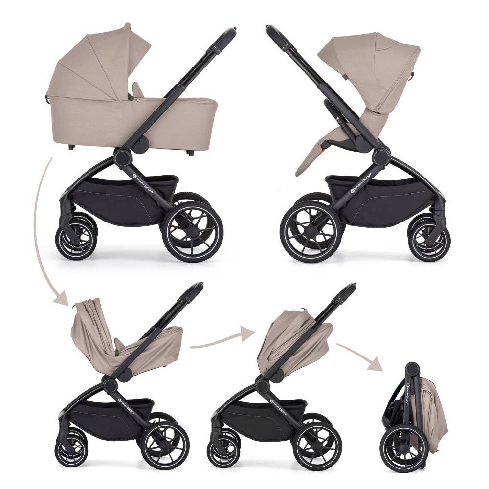 PETITE&MARS Scout kolica 3u1, Cappuccino/Cream B