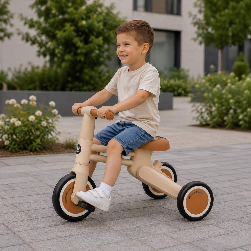 PETITE&MARS Tricikl Drift 4 u 1, Desert Sand