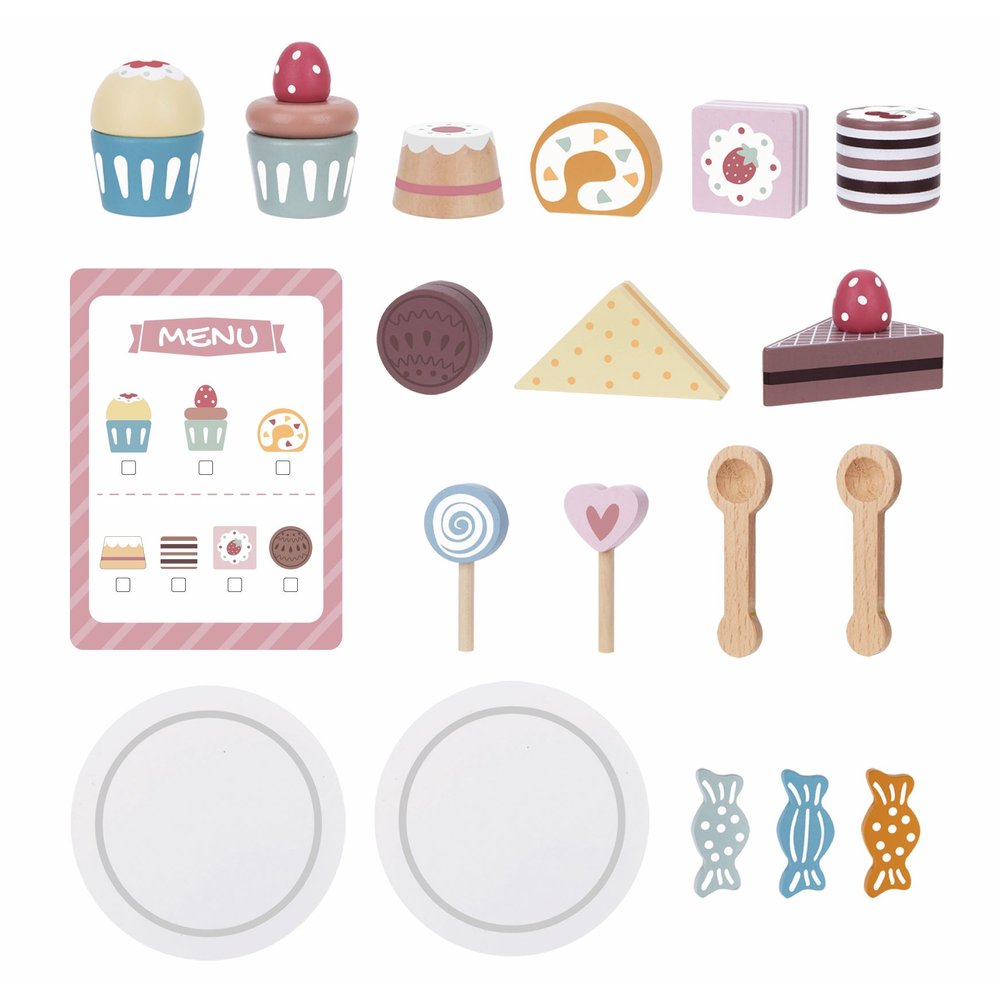 Tooky Toy Dessert Stand drveni stalak sa slasticama TJ273