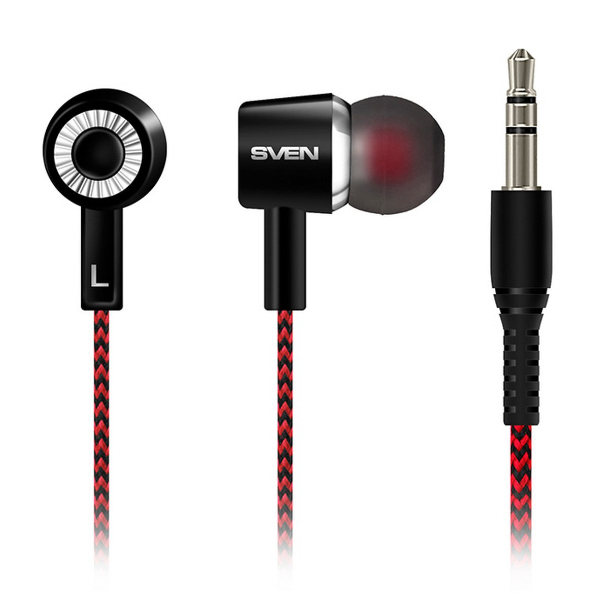 SVEN E-108 Stereo In-ear slušalice Crno-Crvene