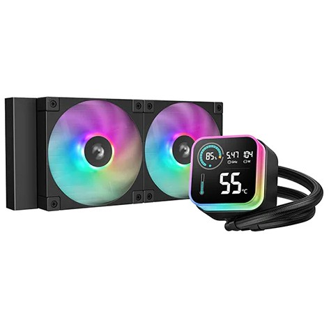 DeepCool LQ240 Procesor Set za vodeno hlađenje 12 cm Crno 1 kom