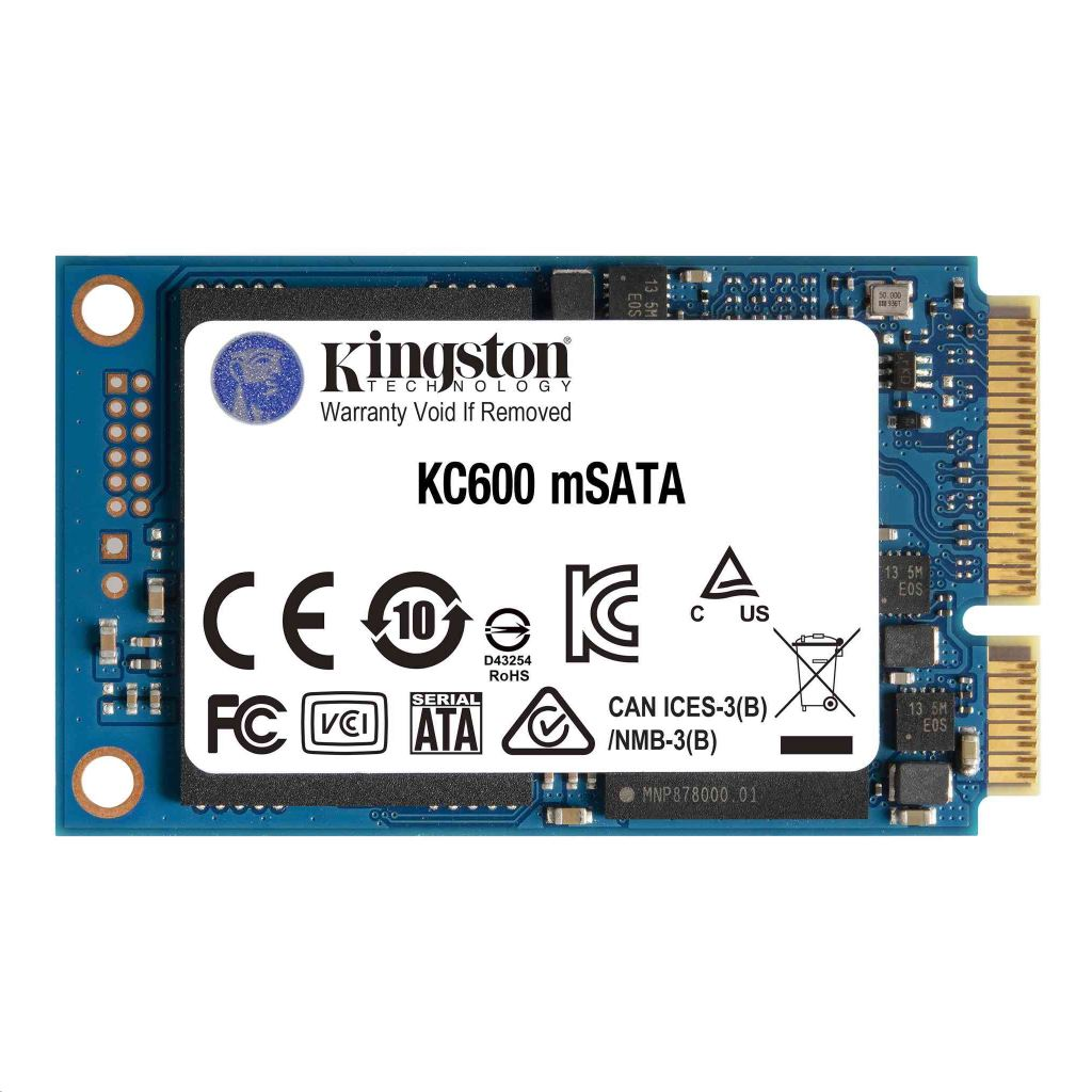 Kingston Technology KC600 mSATA 256 GB Serijski ATA III 3D TLC