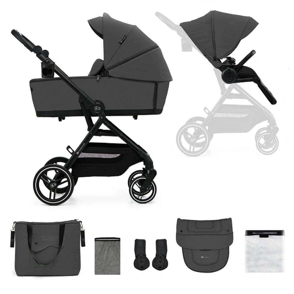 Kinderkraft dječja kolica Yoxi 2u1 - Moonlight Grey