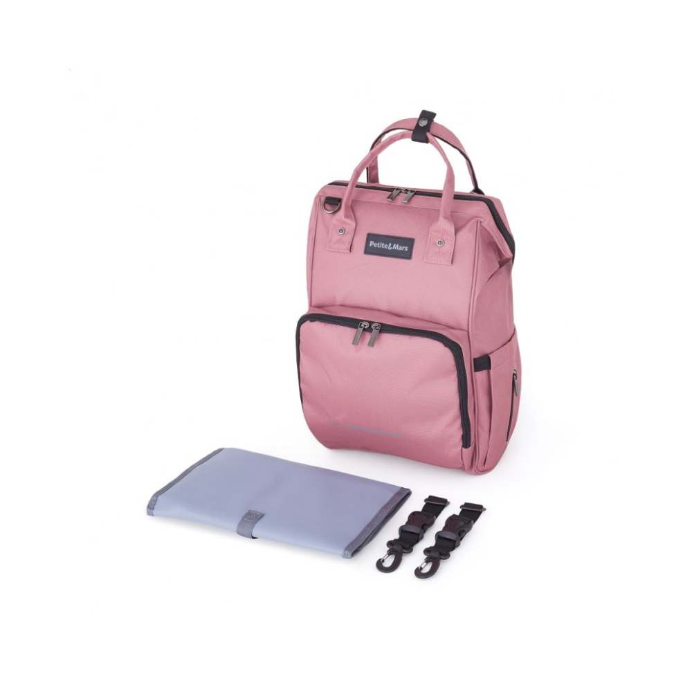 PETITE&MARS Ruksak za pelene Jack, Dusty Rose