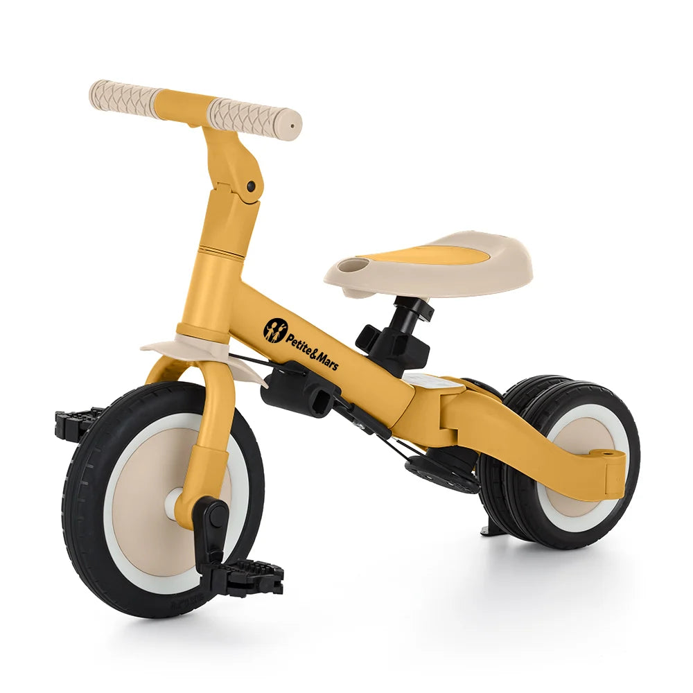 PETITE&MARS Tricikl Turbo 5 u 1 - Intense Ochre