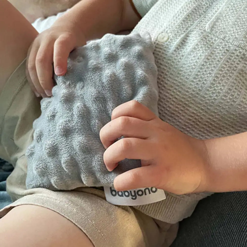 BabyOno Jastučić s košticama trešnje - Siva