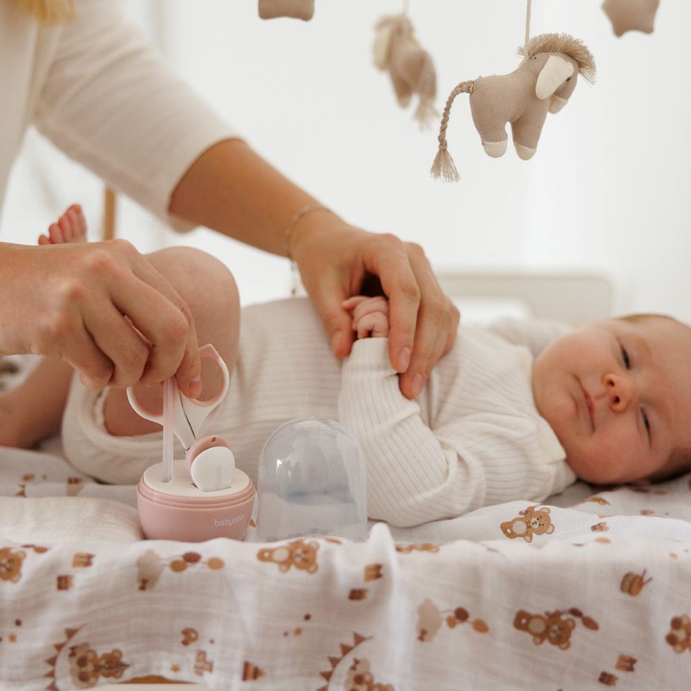 BabyOno Set za manikuru u kutijici, pastelno rozi