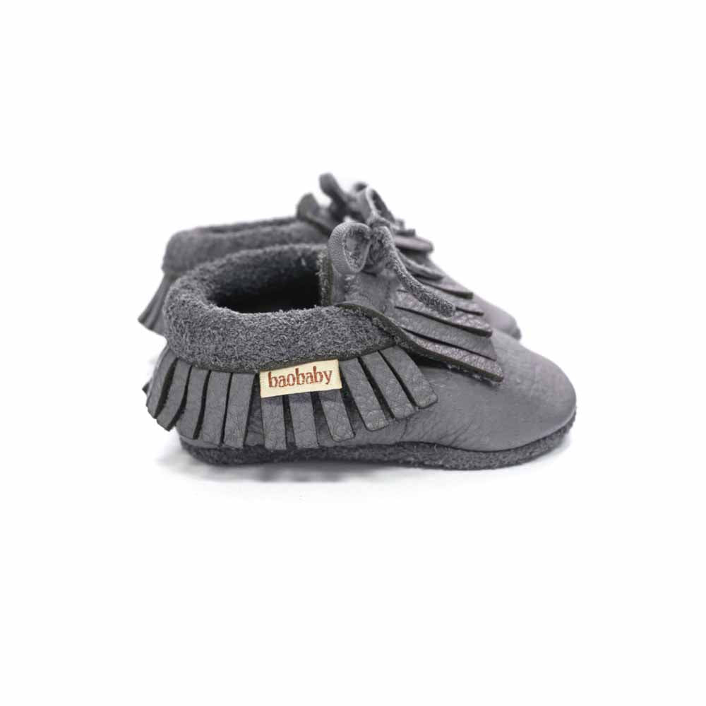 Baobaby Pelice - cipelice, mokasine, Grey, XS
