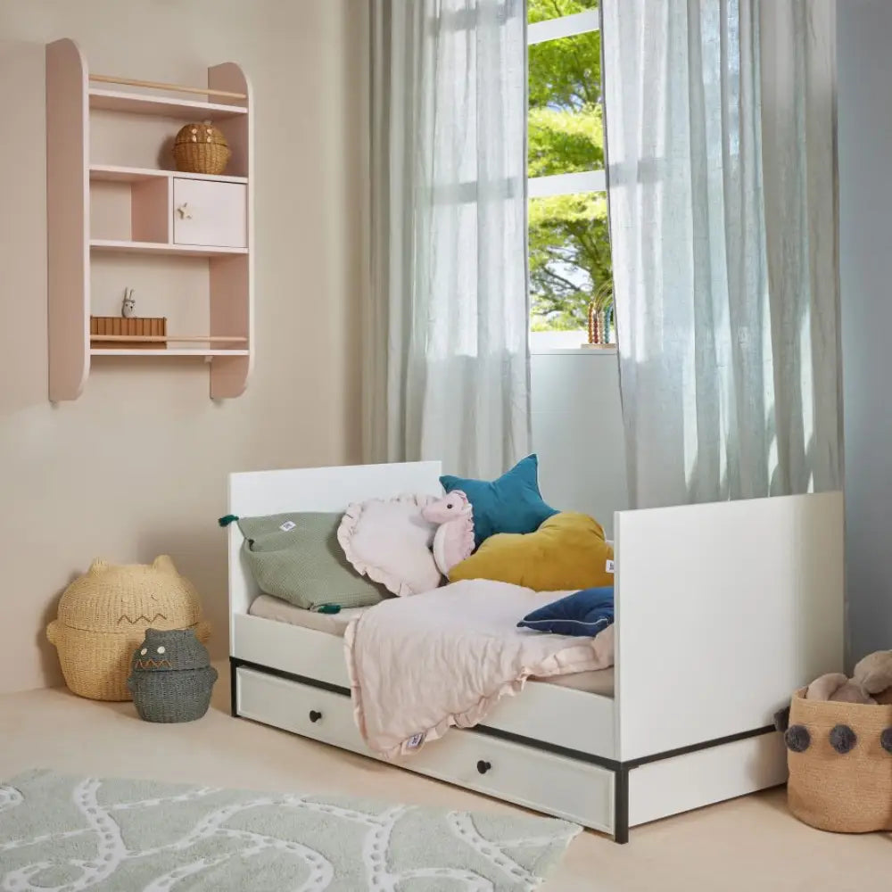 Bellamy Lumi kinderbet 140x70 cm s ladicom