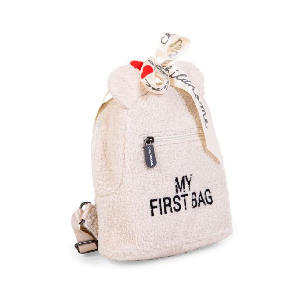 Childhome Ruksak My First bag, Teddy off white