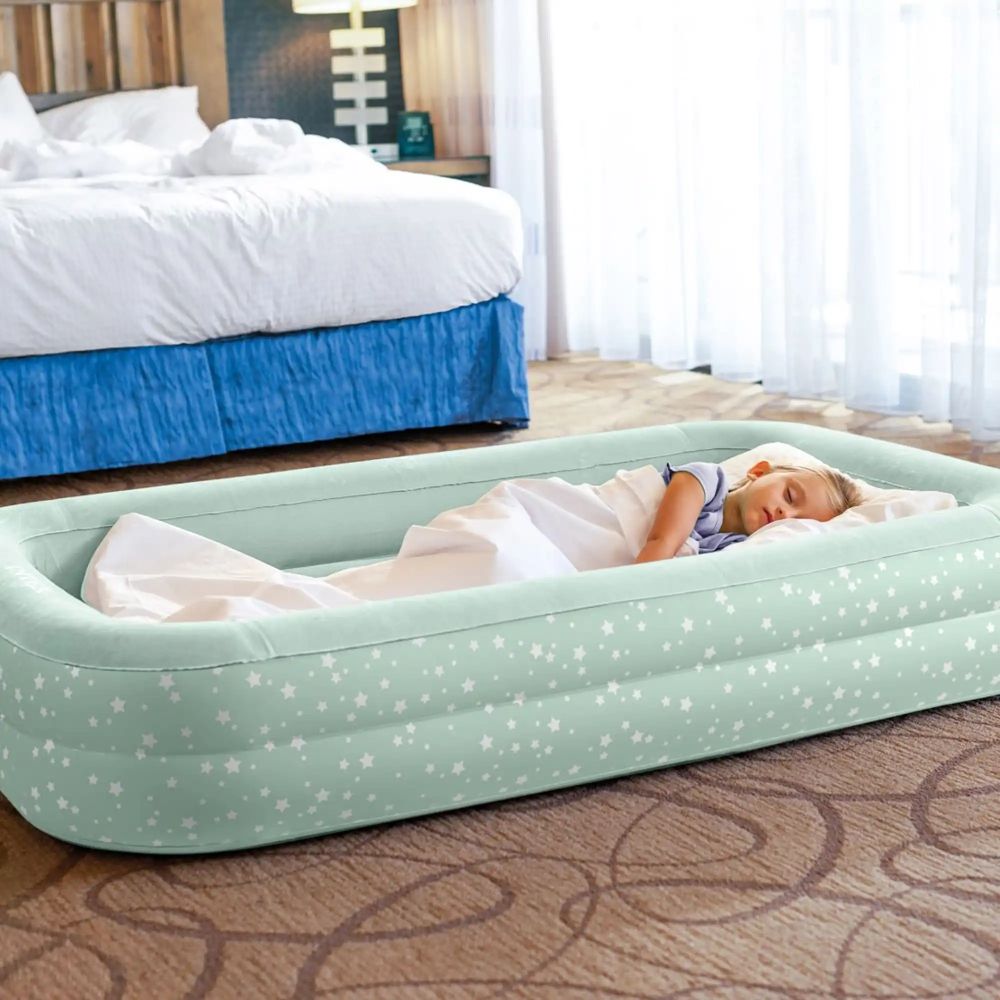 INTEX Madrac na napuhavanje s pumpom+krevet 168x107x25 cm