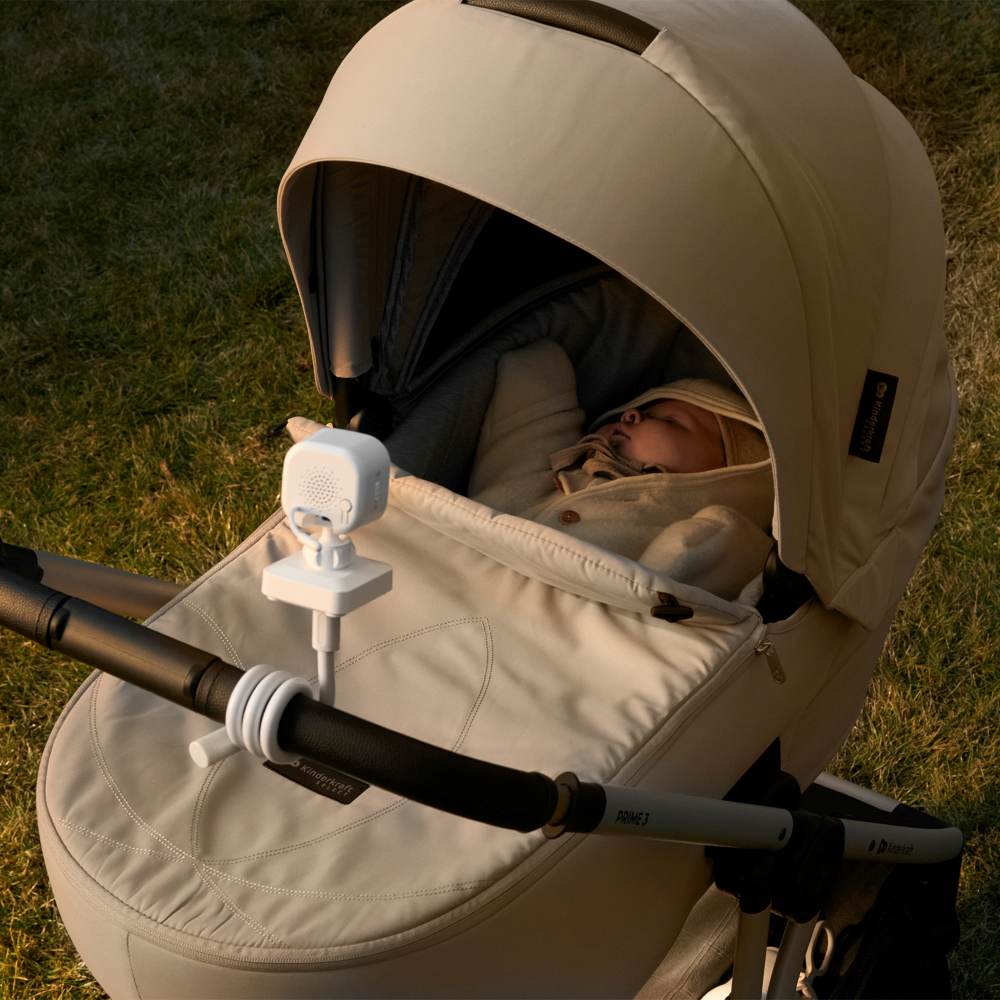 Kinderkraft NITEEYE TRAVEL bežični baby monitor sa stalkom za kameru, White