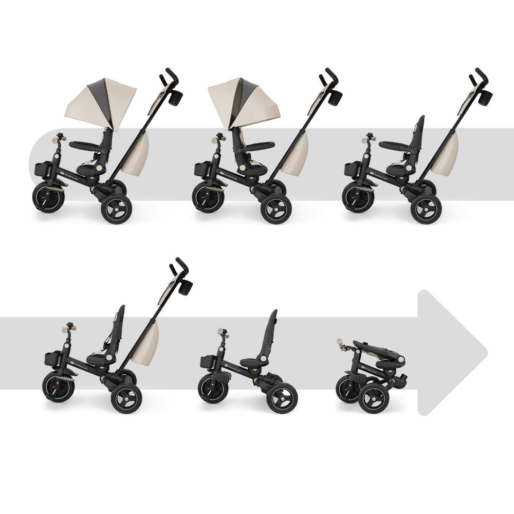 Kinderkraft Tricikl SPINSTEP 2 PLUS, bež
