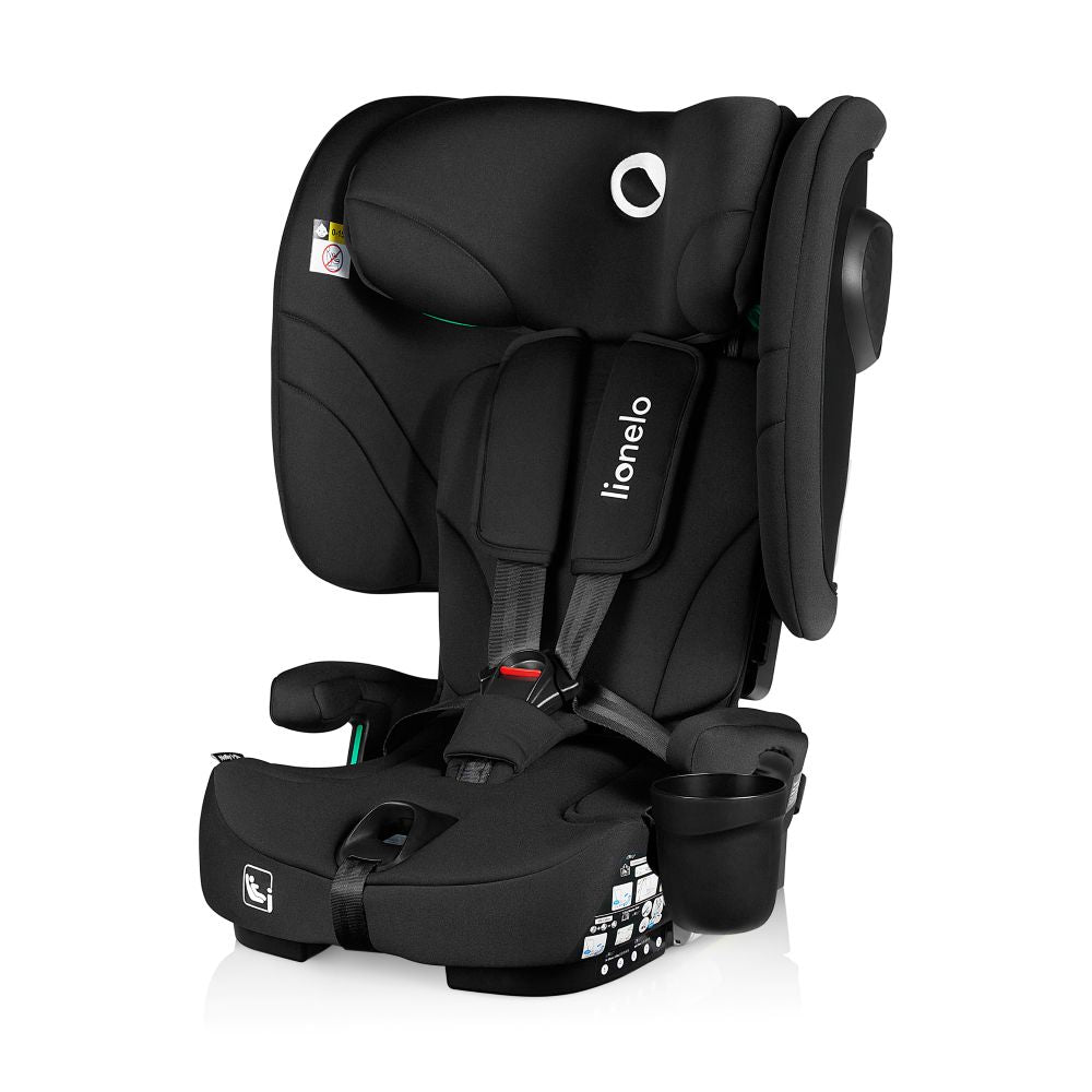Lionelo autosjedalica Nelly i-Size 9-36 kg (76-150 cm), Black Carbon