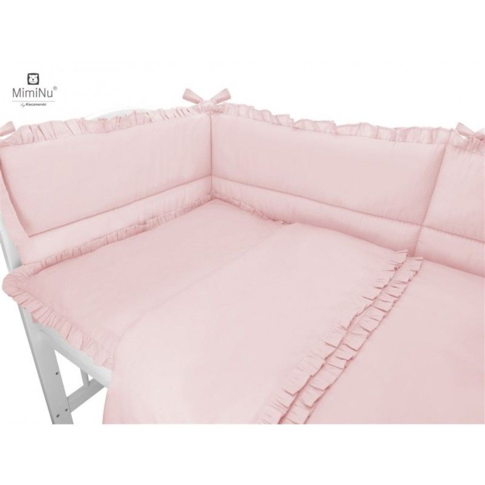 MimiNu Royal navlaka za posteljinu 2 dijela 120x90 cm, roza