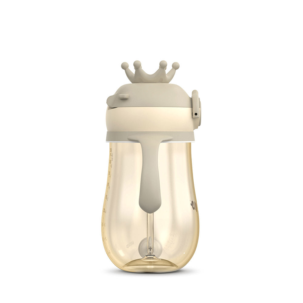 NENO MIO 2 Crown bočica sa slamkom 280 ml, Brown