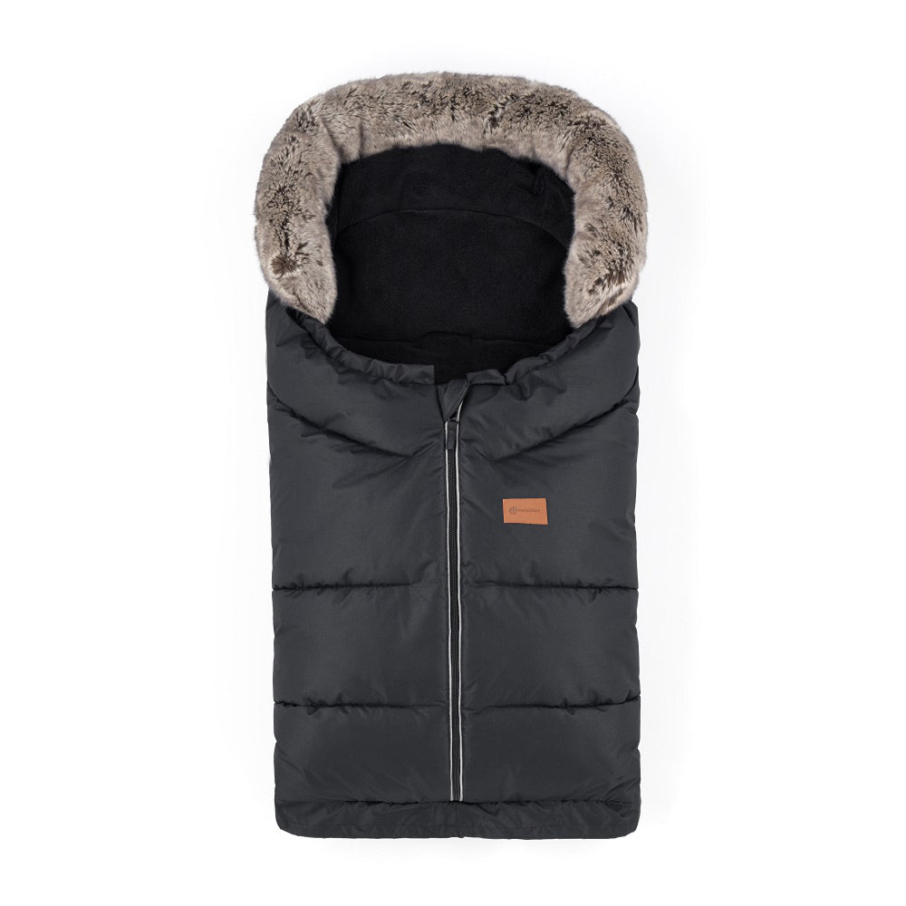 PETITE&MARS Footmuff Arctic 4 u 1 zimska vreća za kolica, Forever Black