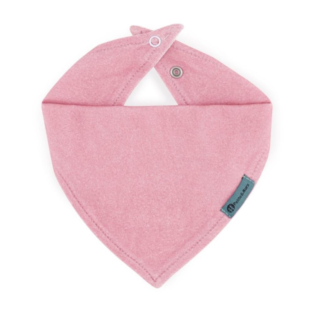 Petite&Mars Luke marama podbradak 3m+ 2 kom, Beige Strawberries/Dusty Rose