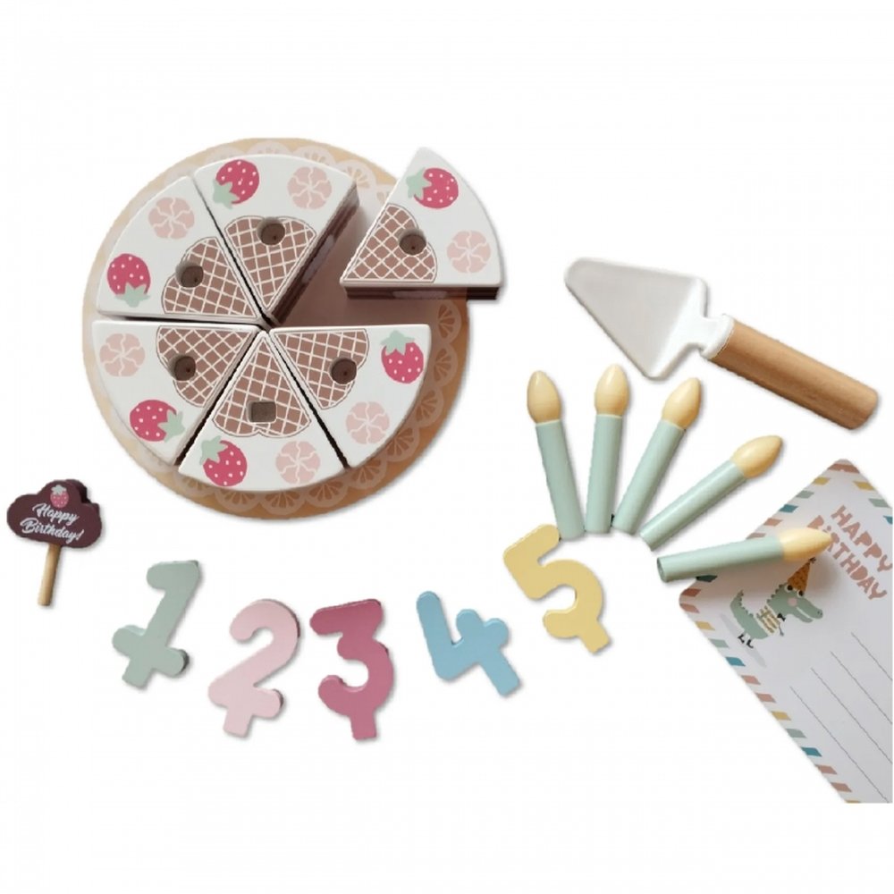 Tooky Toy Birthday Cake drvena rođendanska torta TH544B