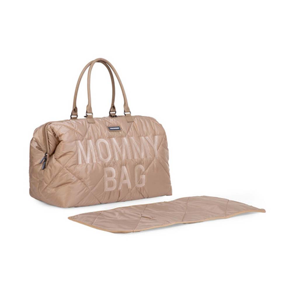 Childhome Torba Mommy bag, Puffered - Beige