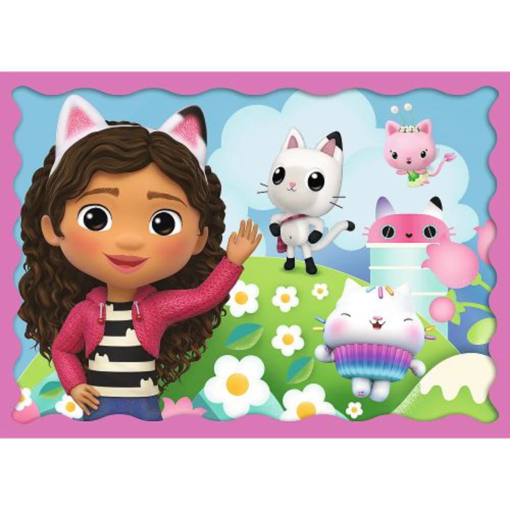 TREFL Baby puzzle Gabby's Dollhouse 4u1 34620
