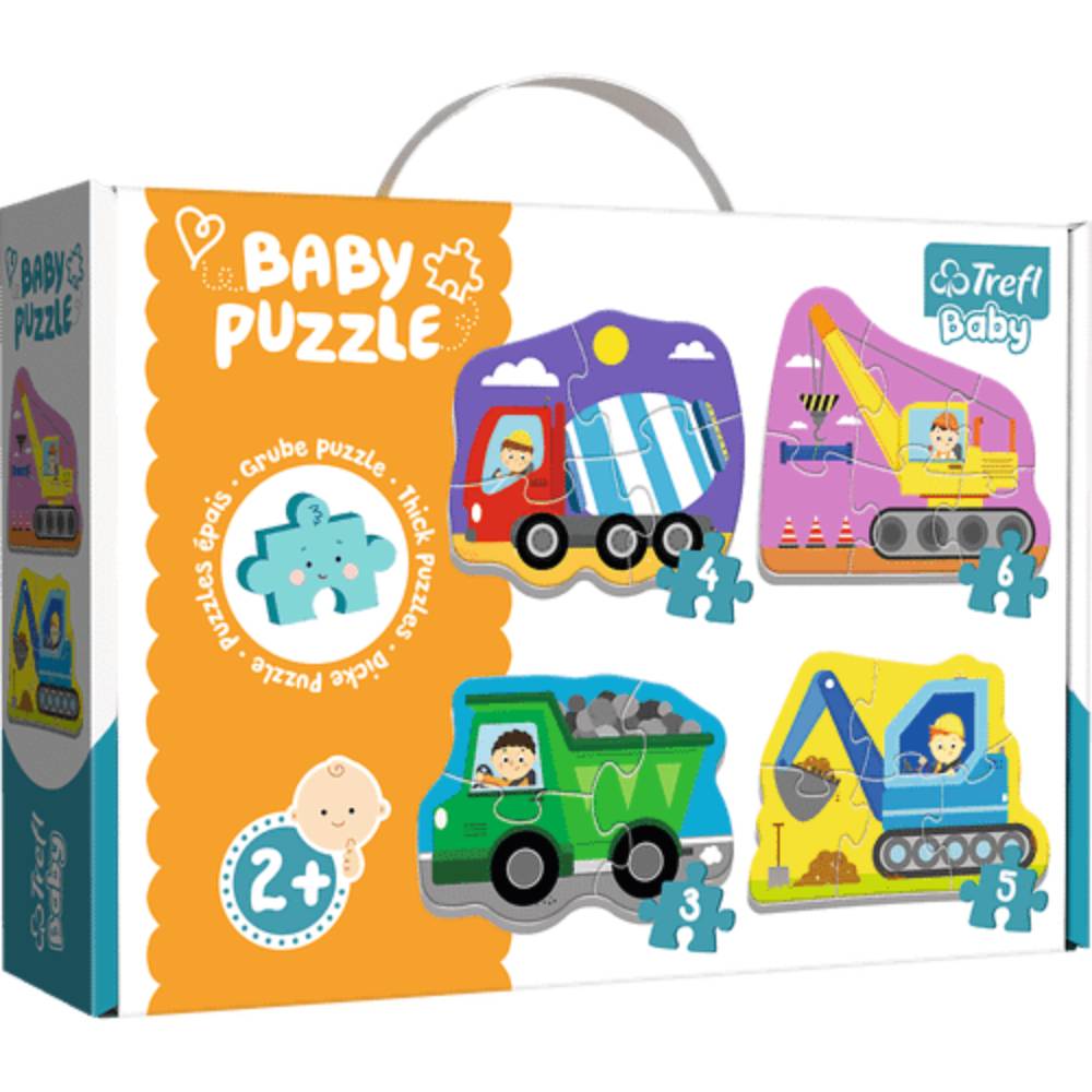 TREFL Baby puzzle Radna vozila 36072