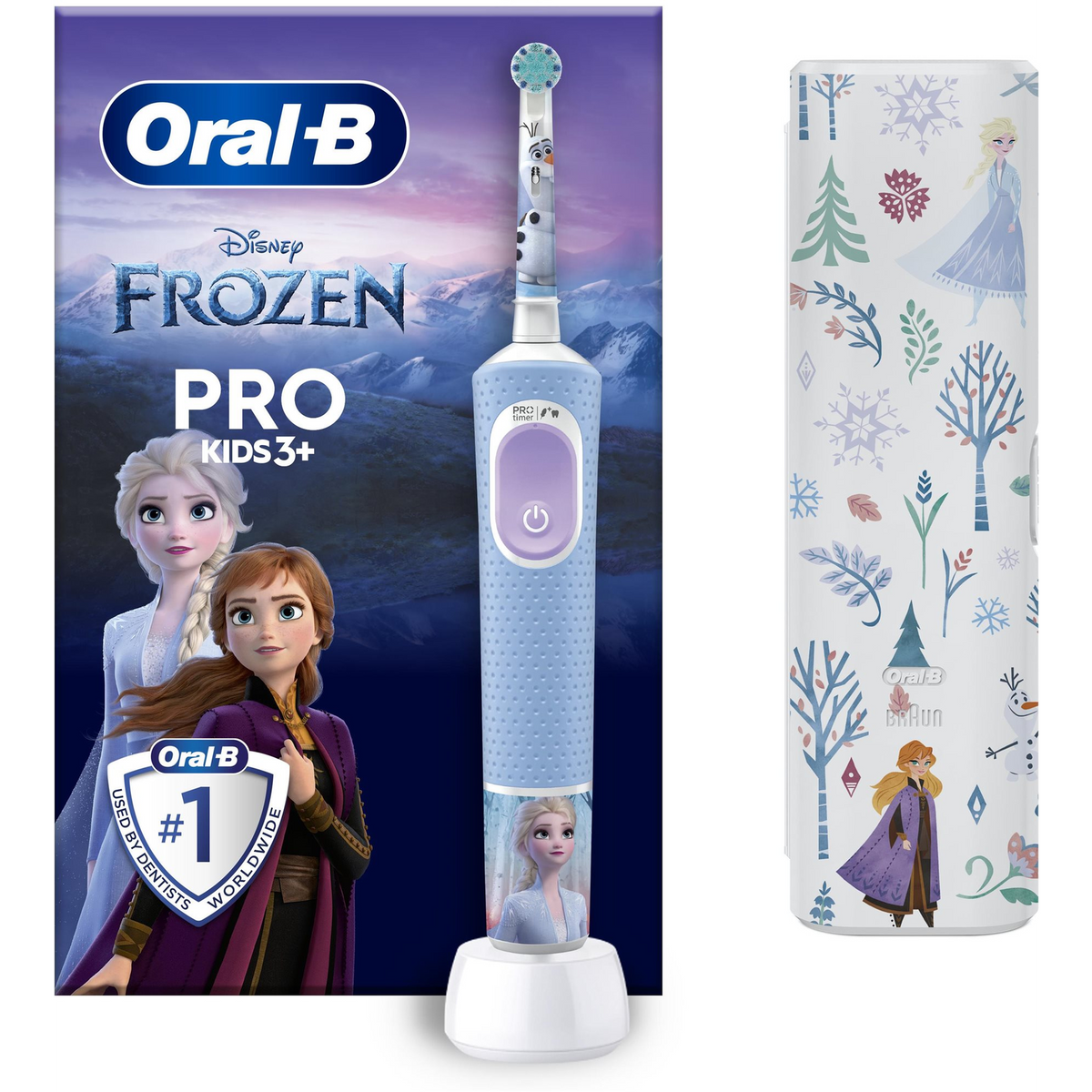 Oral-B Pro Kids Dječja Rotirajuće-oscilirajuća četkica za zube Plavo, Bijelo