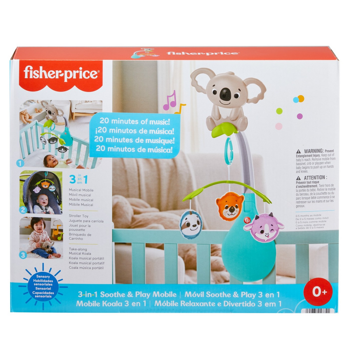 Fisher-Price HGB90 vrtuljak za dječji krevetić