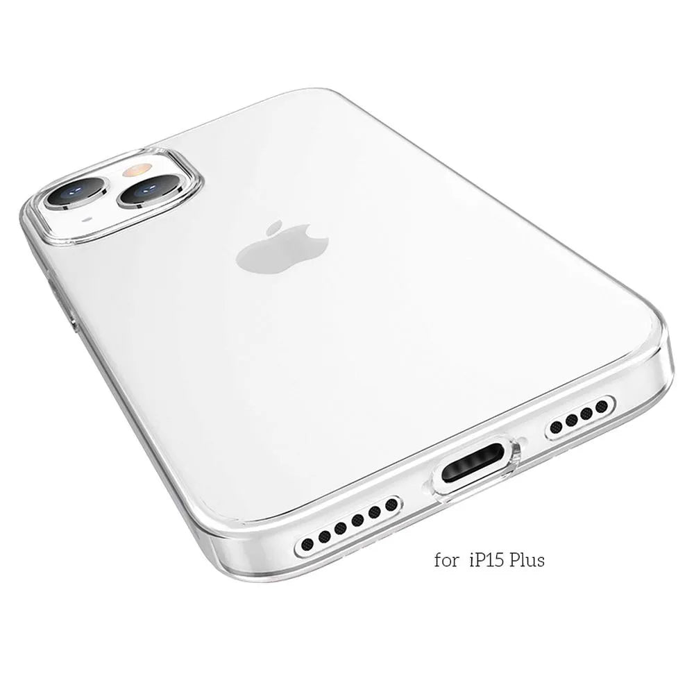 HOCO Light serija TPU ovitek za IPHONE 15 PLUS prozoren