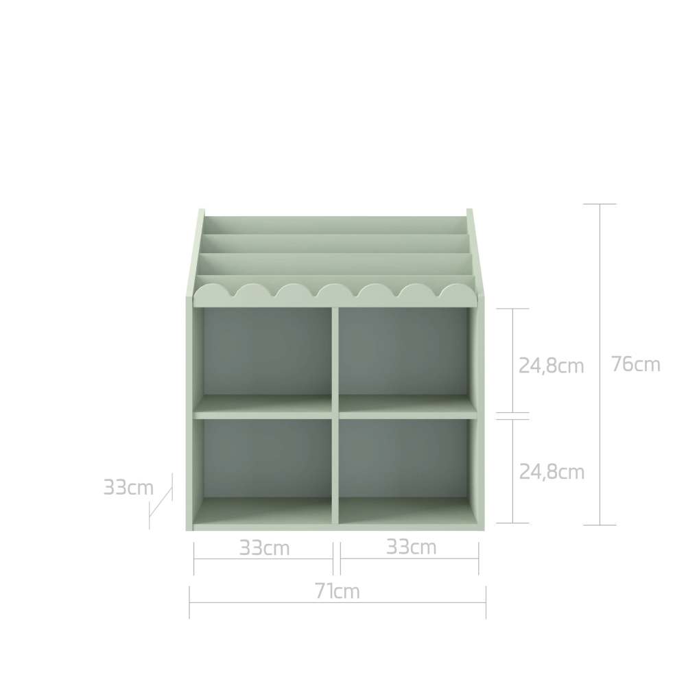 Bellamy Book Nook Montessori regal za knjige, sage