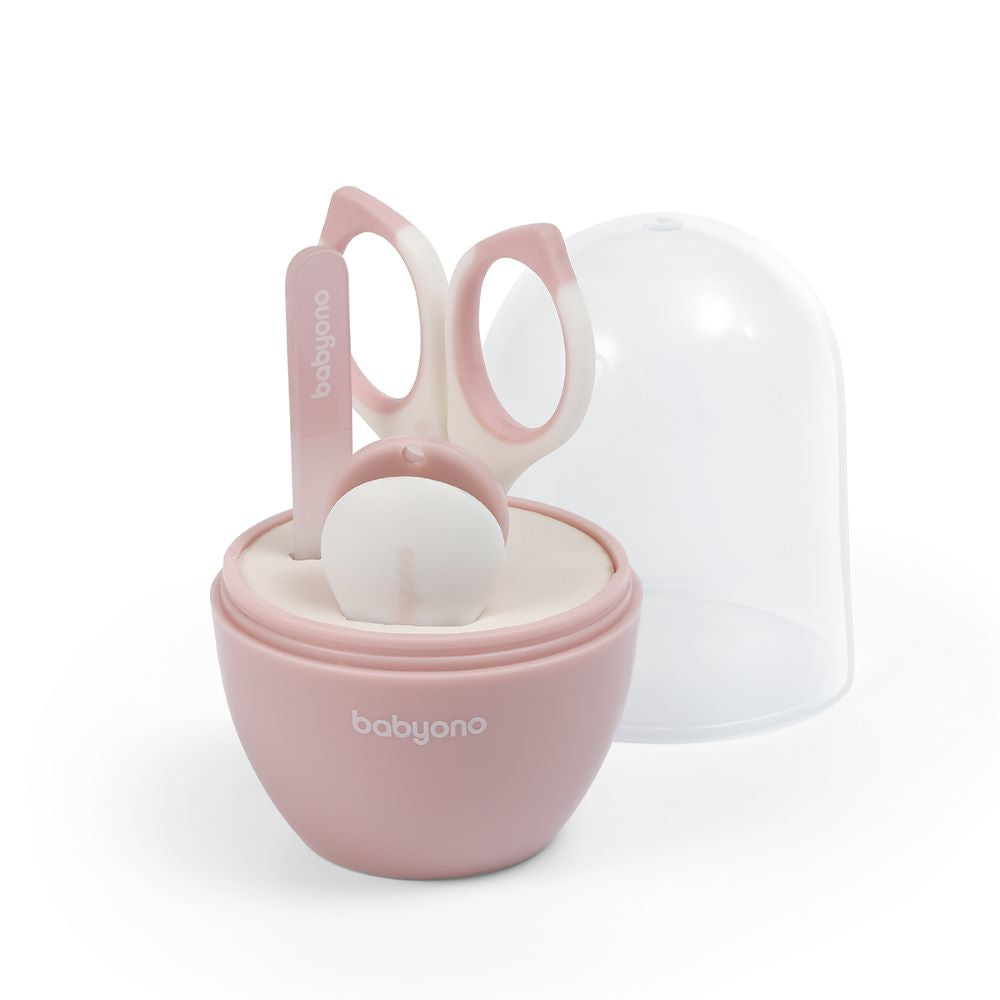 BabyOno Set za manikuru u kutijici, pastelno rozi