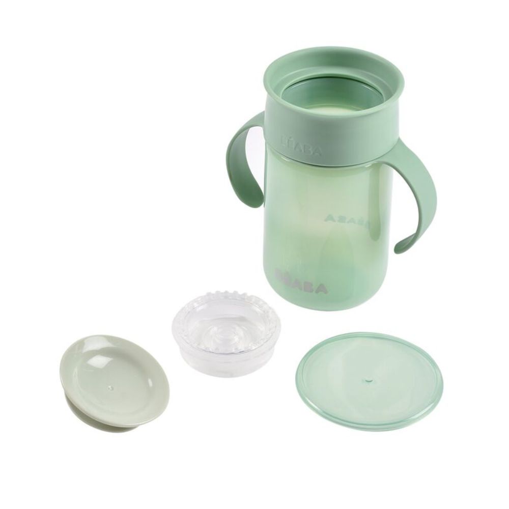Beaba Čaša za učenje pijenja 360 Sage Green