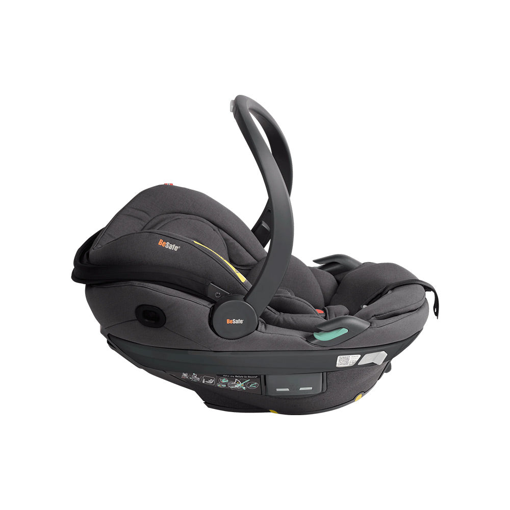 BeSafe autosjedalica Go Beyond2 i-Size 0-13 kg (40-87 cm), Dark Grey Mélange