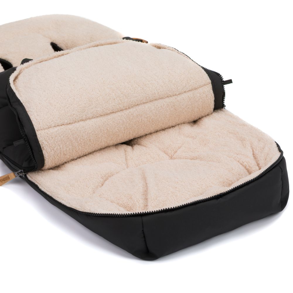 Fillikid Footmuff Kinley zimska vreća za kolica, Teddy black