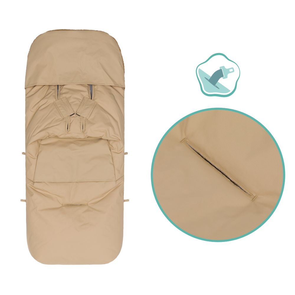 Fillikid Footmuff Kinley zimska vreća za kolica, Teddy nature