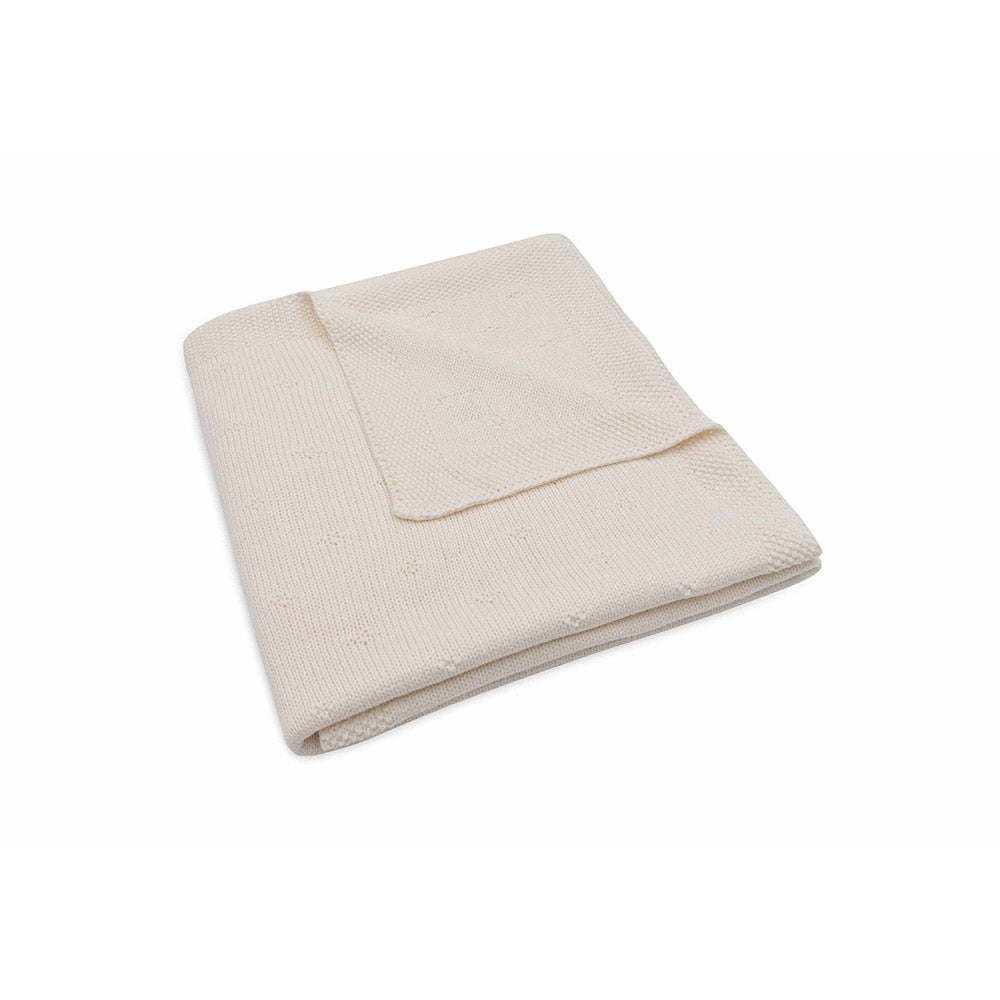 Jollein Cosy Knit deka 100x150 cm, Ivory