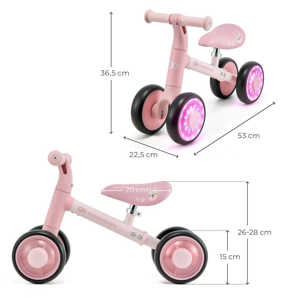 Kinderkraft Bicikl Cutie Flash, Pink