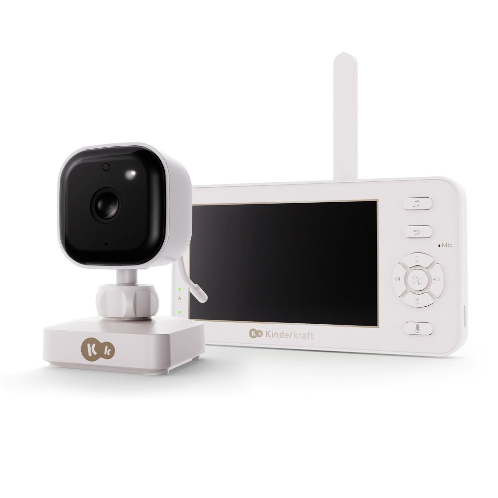 Kinderkraft NITEEYE TRAVEL bežični baby monitor sa stalkom za kameru, White