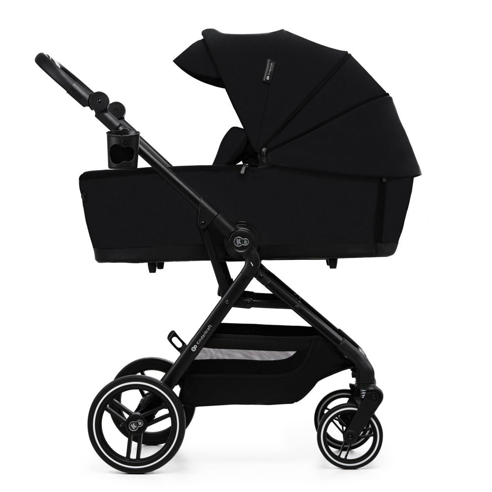 Kinderkraft dječja kolica Yoxi MINK PRO 3u1, Pure Black