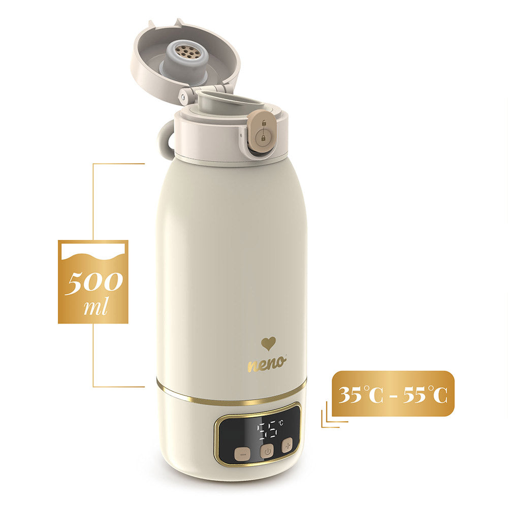 NENO SAVIA prijenosni grijač - bočica/termosica s baterijom 500 ml