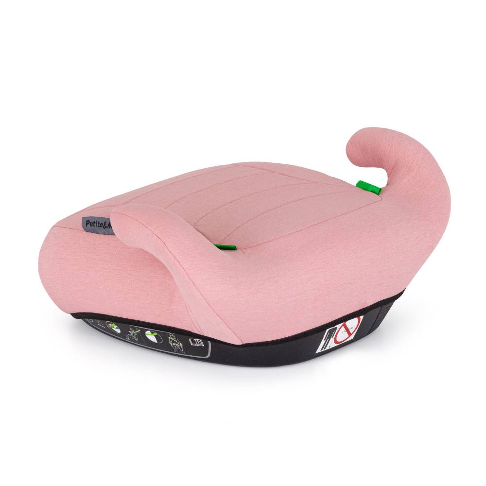 PETITE&amp;MARS booster autosjedalica Zuno (125-150 cm) bez Isofix-a, Han Pink