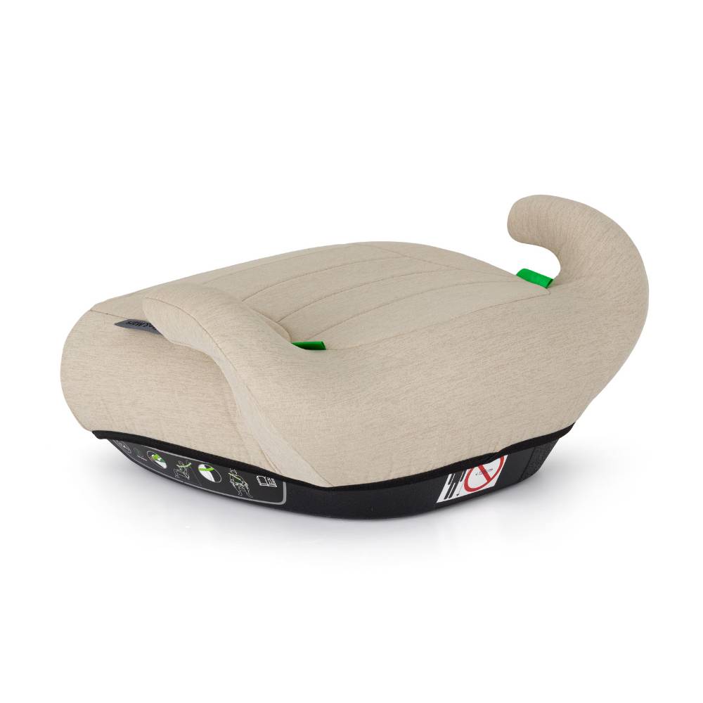 PETITE&amp;MARS booster autosjedalica Zuno (125-150 cm) bez Isofix-a, Sage Beige
