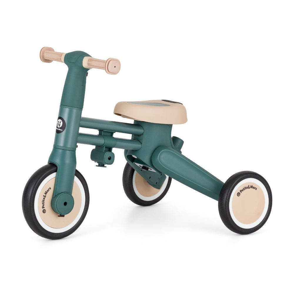PETITE&MARS Tricikl Drift 4 u 1, Misty Green