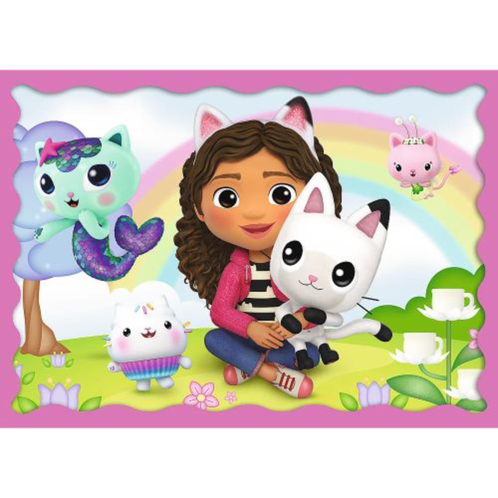 TREFL Baby puzzle Gabby's Dollhouse 4u1 34620